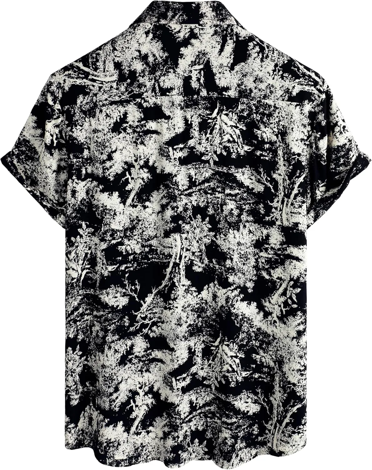 Mens Hawaiian Shirt Short Sleeve Button Down Tropical Shirts Casual Floral Summer Beach Shirt