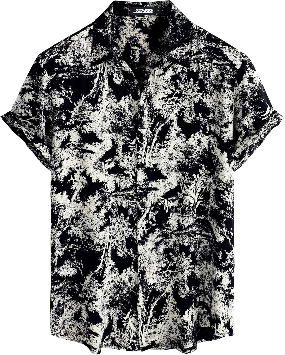 Mens Hawaiian Shirt Short Sleeve Button Down Tropical Shirts Casual Floral Summer Beach Shirt