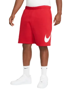 Nike Men's Sportswear Club Shorts - University Red / White