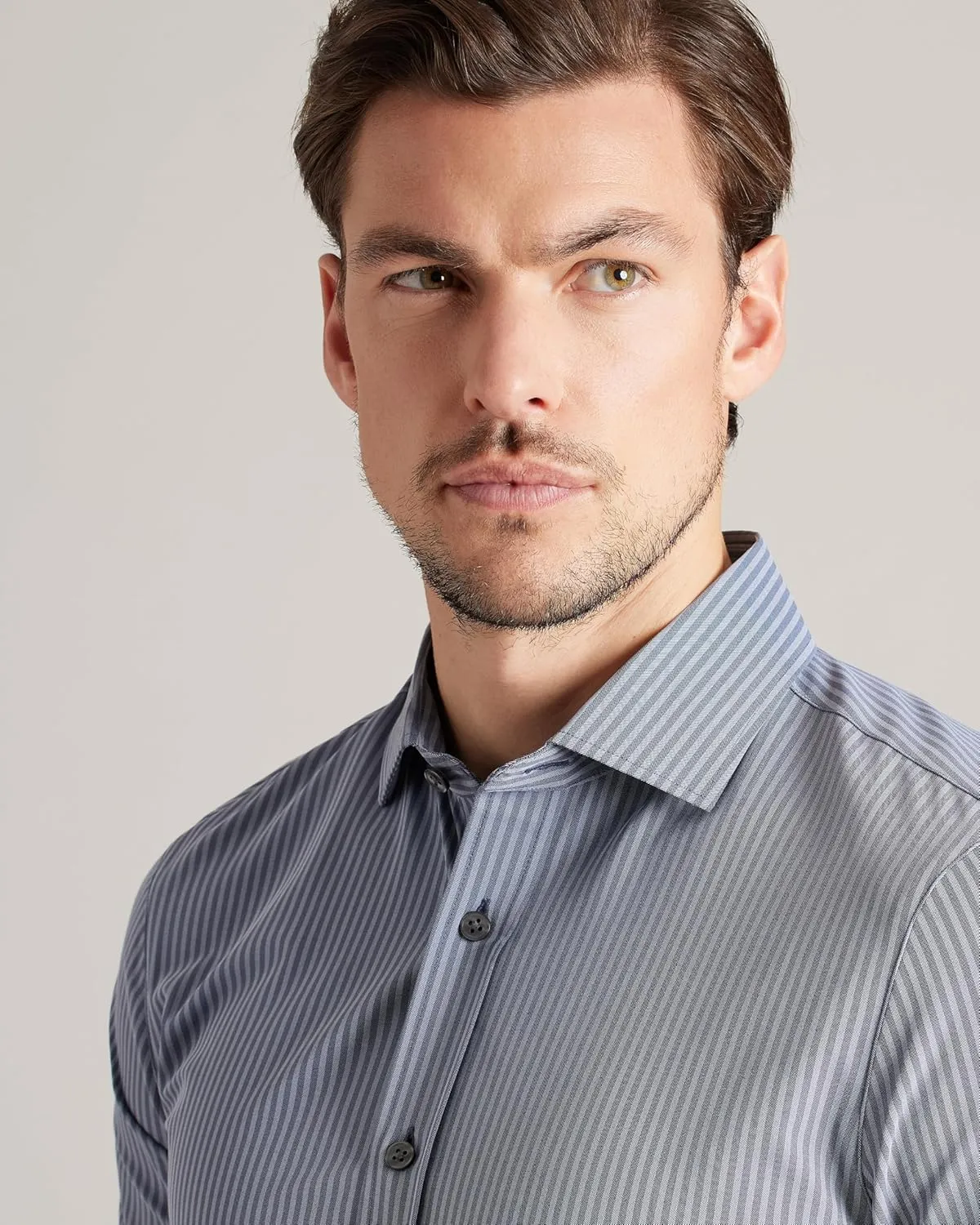 Rhone Men's State of Mind Shirt, Slim Fit Button Down Shirt, Performance Fabric, Anti Odor