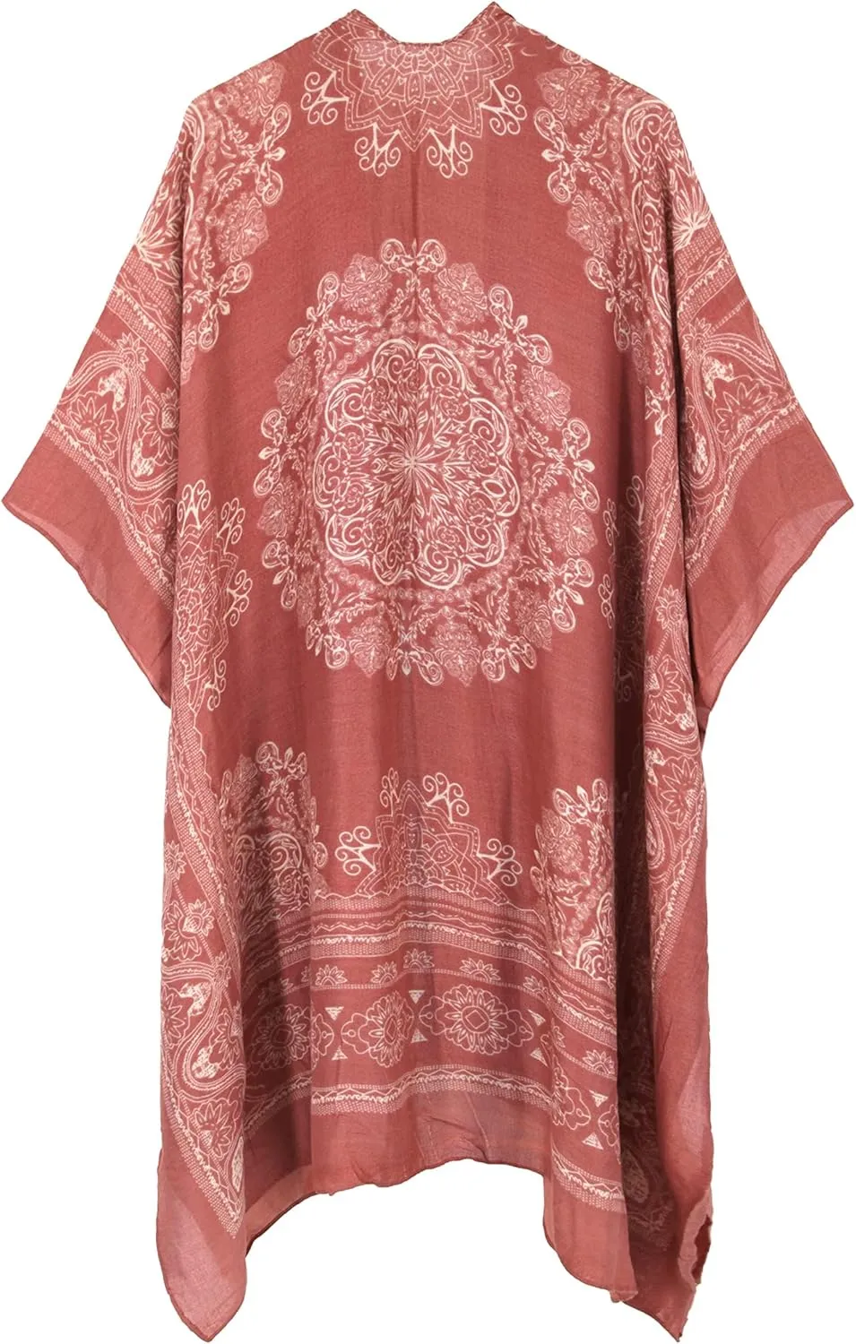 Spicy Sandia Kimonos for Women Floral Beach Cover Up Loose Swimsuit Bathing Suit Coverup Cardigan for Summer Swimwear