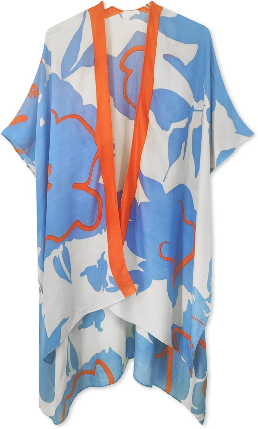 Spicy Sandia Kimonos for Women Floral Beach Cover Up Loose Swimsuit Bathing Suit Coverup Cardigan for Summer Swimwear