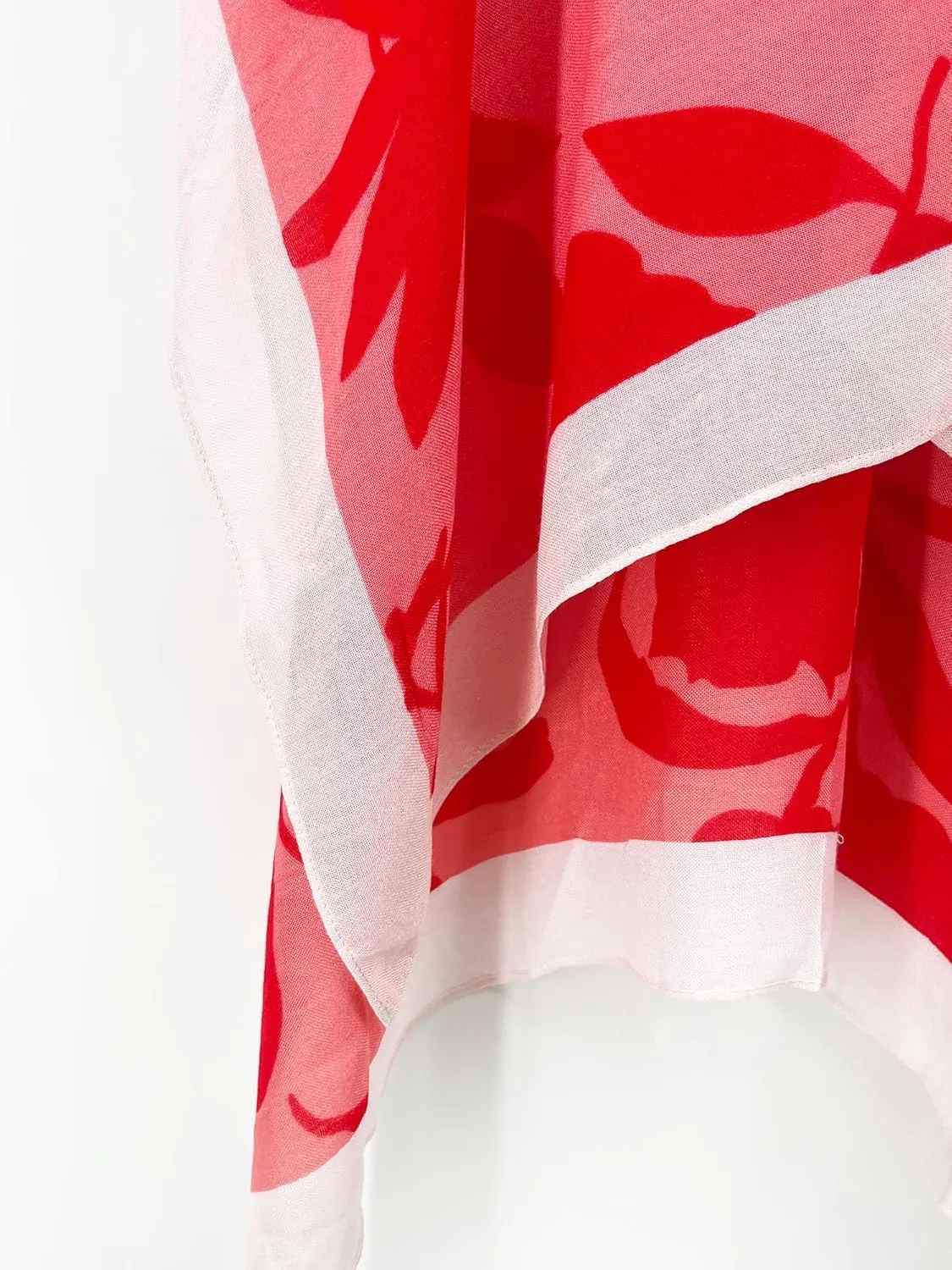 Spicy Sandia Kimonos for Women Floral Beach Cover Up Loose Swimsuit Bathing Suit Coverup Cardigan for Summer Swimwear