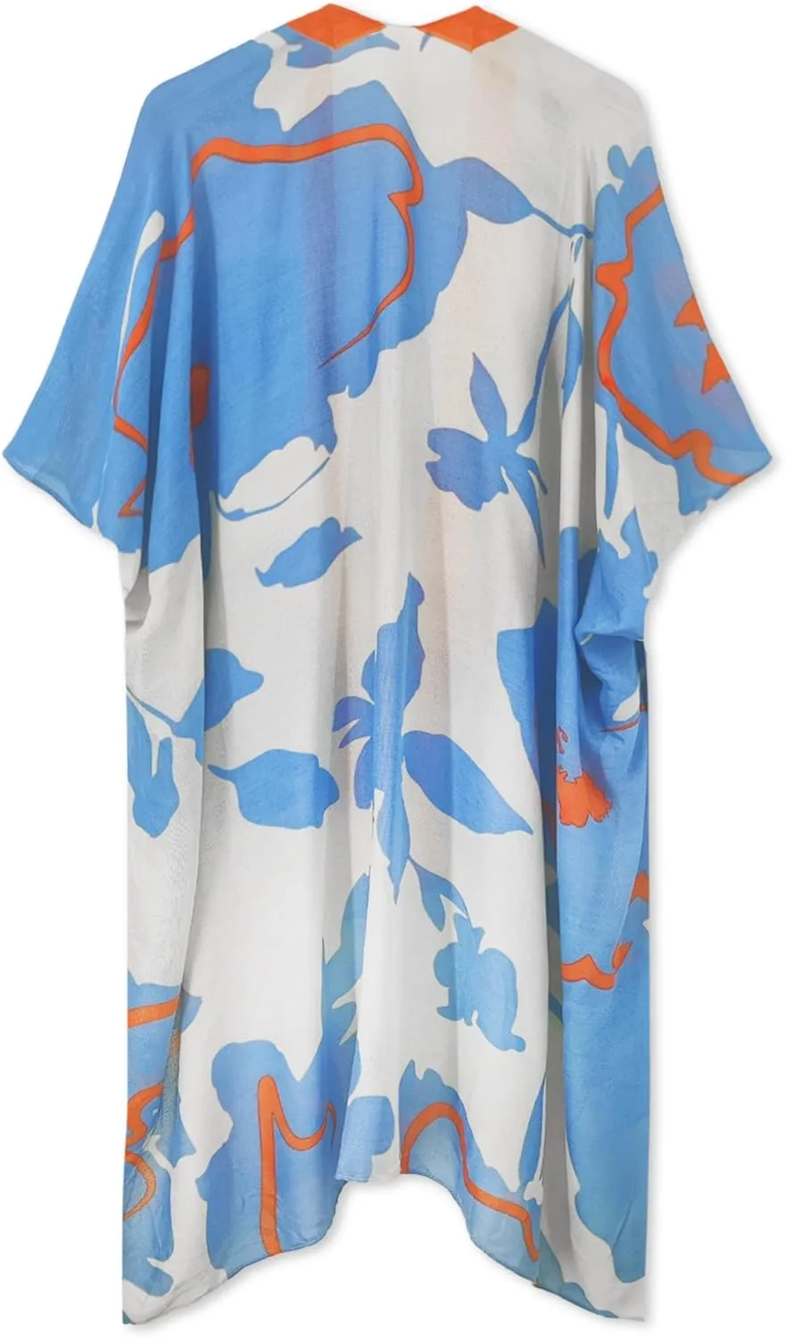 Spicy Sandia Kimonos for Women Floral Beach Cover Up Loose Swimsuit Bathing Suit Coverup Cardigan for Summer Swimwear