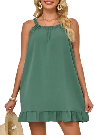 Swimsuit Coverup for Women Bathing Suit Cover Up Beach Bikini Swimwear Sleeveless Tank Dress 2025 Vacation