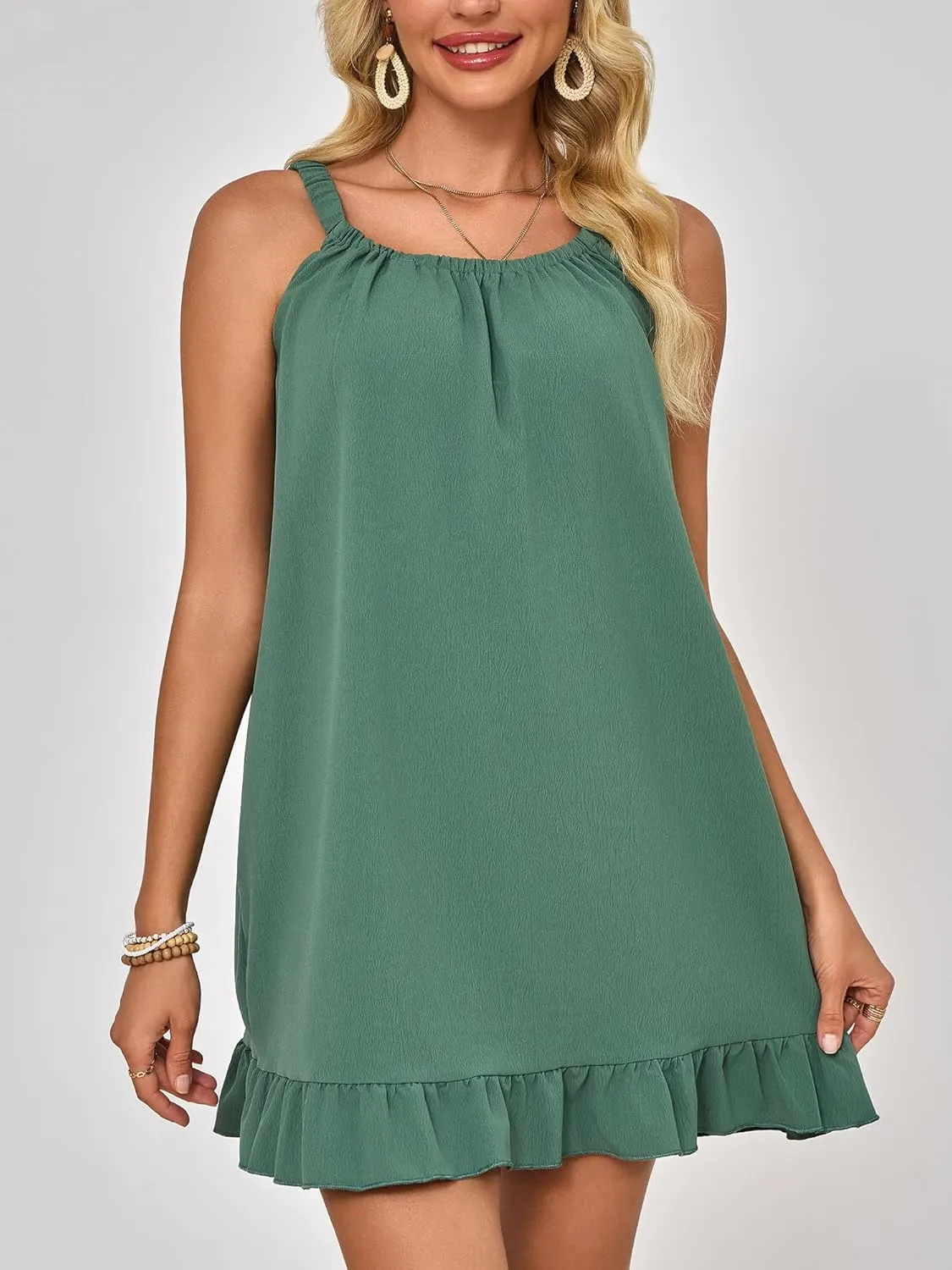 Swimsuit Coverup for Women Bathing Suit Cover Up Beach Bikini Swimwear Sleeveless Tank Dress 2025 Vacation