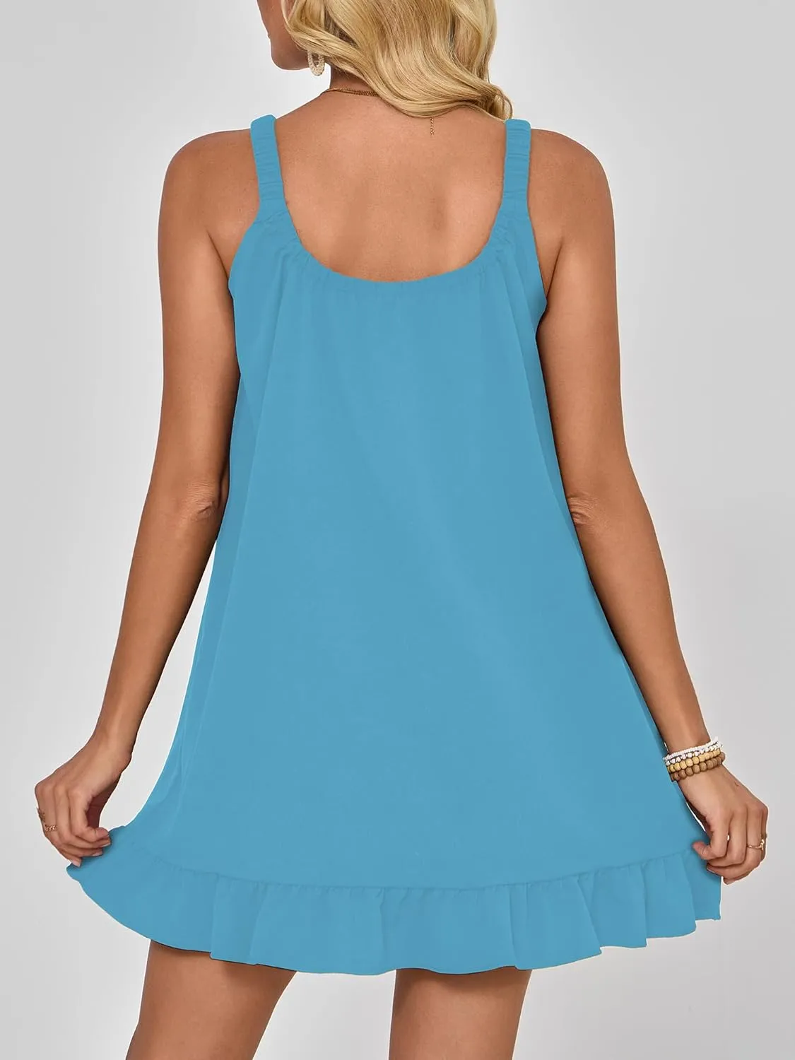Swimsuit Coverup for Women Bathing Suit Cover Up Beach Bikini Swimwear Sleeveless Tank Dress 2025 Vacation