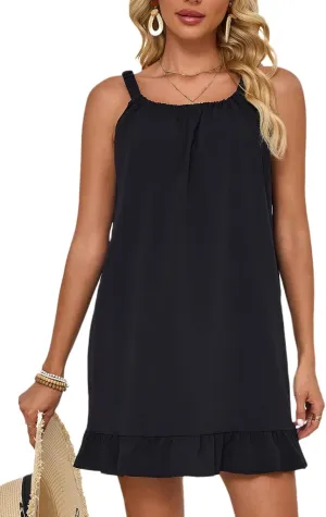 Swimsuit Coverup for Women Bathing Suit Cover Up Beach Bikini Swimwear Sleeveless Tank Dress 2025 Vacation