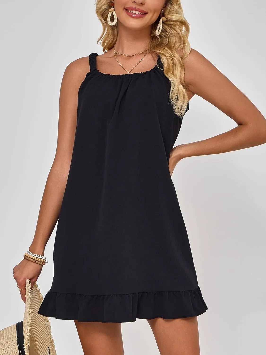 Swimsuit Coverup for Women Bathing Suit Cover Up Beach Bikini Swimwear Sleeveless Tank Dress 2025 Vacation