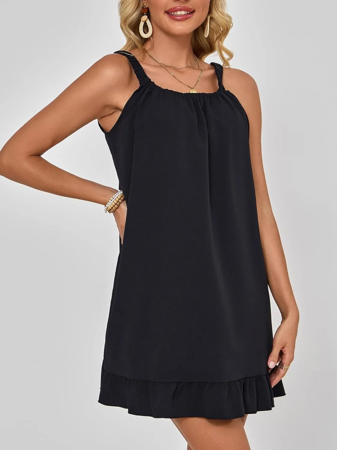 Swimsuit Coverup for Women Bathing Suit Cover Up Beach Bikini Swimwear Sleeveless Tank Dress 2025 Vacation