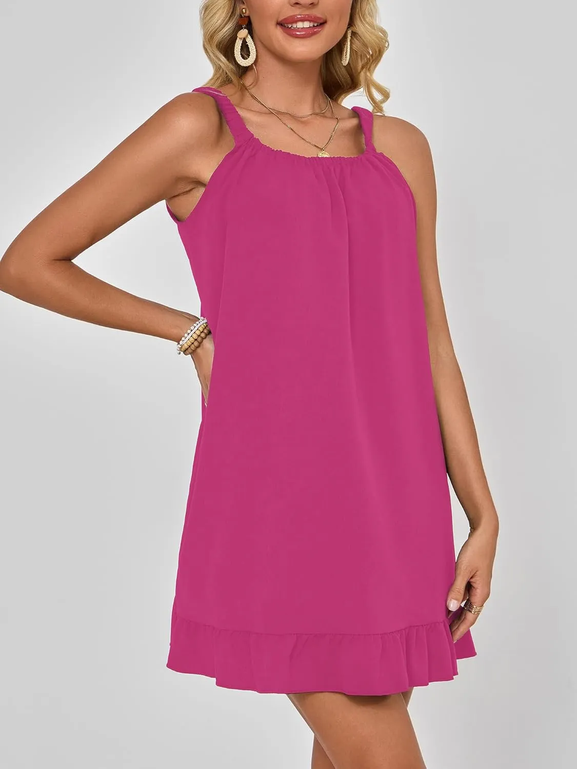 Swimsuit Coverup for Women Bathing Suit Cover Up Beach Bikini Swimwear Sleeveless Tank Dress 2025 Vacation