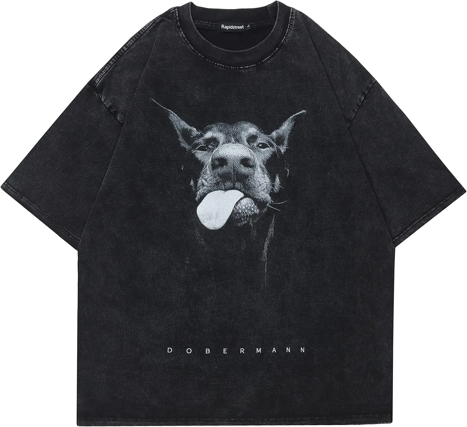 T-Shirt Streetwear Aesthetic Graphic Eyes Relaxed Tee Shirt Men Unisex
