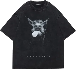 T-Shirt Streetwear Aesthetic Graphic Eyes Relaxed Tee Shirt Men Unisex