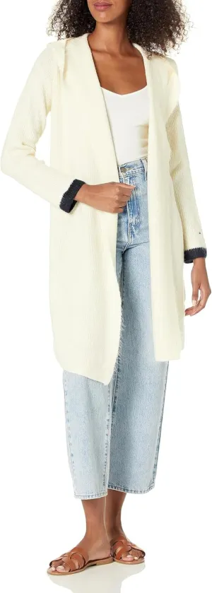 Tommy Hilfiger Women's Hood Kimono Cardigan Sweater
