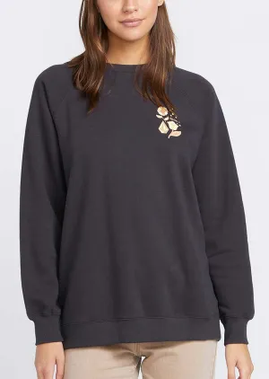 Volcom Women's Sun Keep Magic BF Crew Sweater