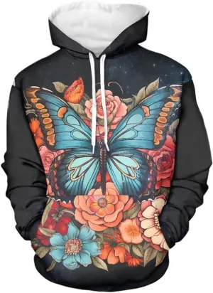 WELLFLYHOM Womens College Sweatshirts and Hoodies with Pocket Long Sleeve Pullover Jumper