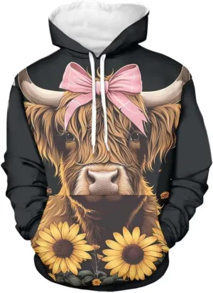 WELLFLYHOM Womens College Sweatshirts and Hoodies with Pocket Long Sleeve Pullover Jumper