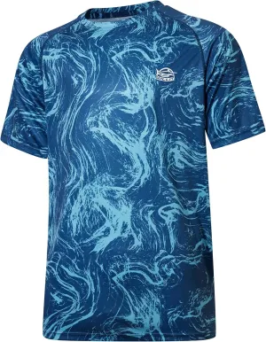 Willit Men's Rashguard Swim Shirt Short Sleeve UPF 50  Sun Protection Shirt SPF Quick Dry Water Shirt