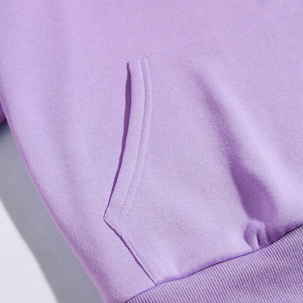 Women Long Sleeve Letter Graphic Print Oversized Hoodies Casual Drop Shoulder Thermal Hooded Sweatshirt Pullover