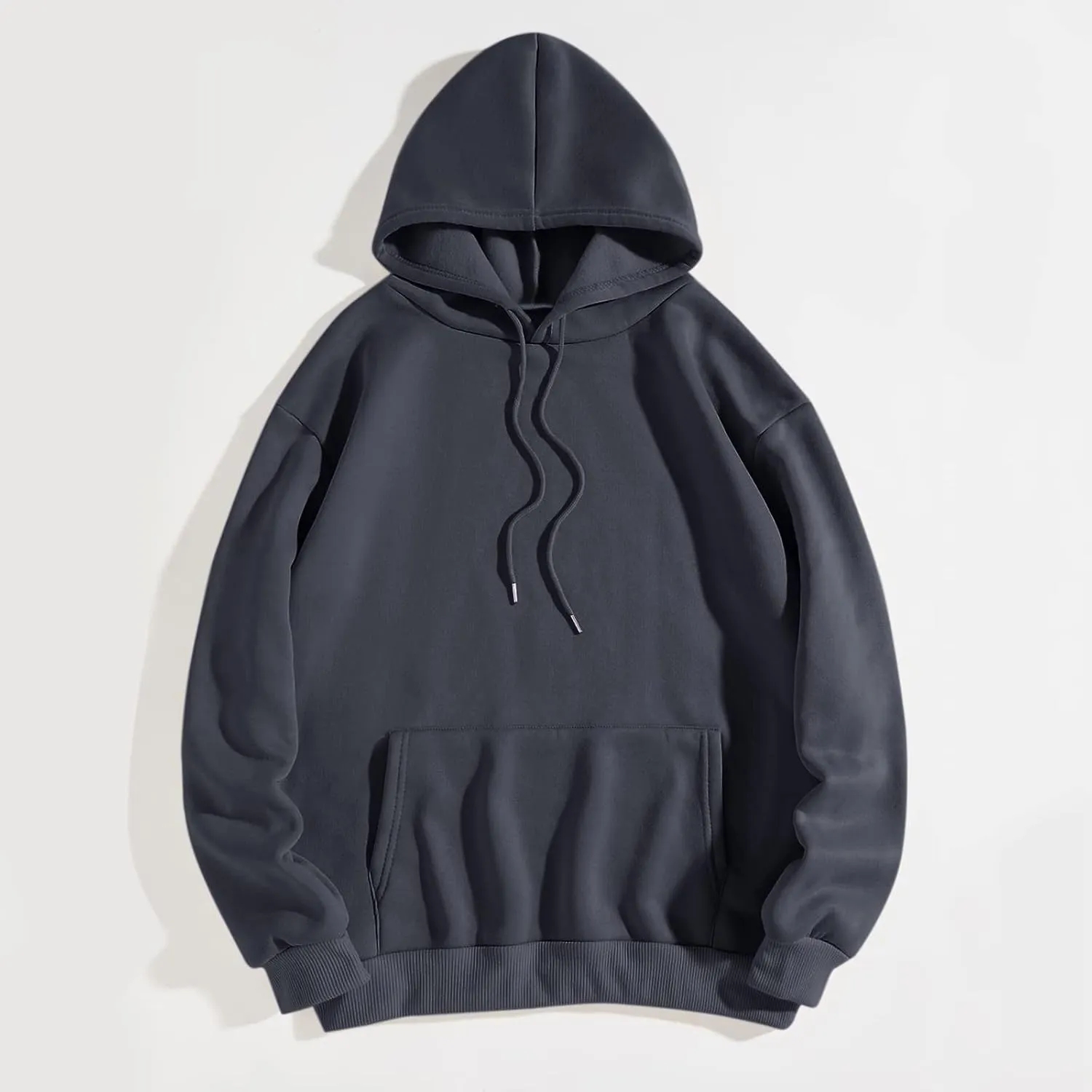 Women Oversize Fleece Hoodie Sweatshirt Long Sleeve Floral Slogan Letter Graphic Print Drop Shoulder Drawstring top