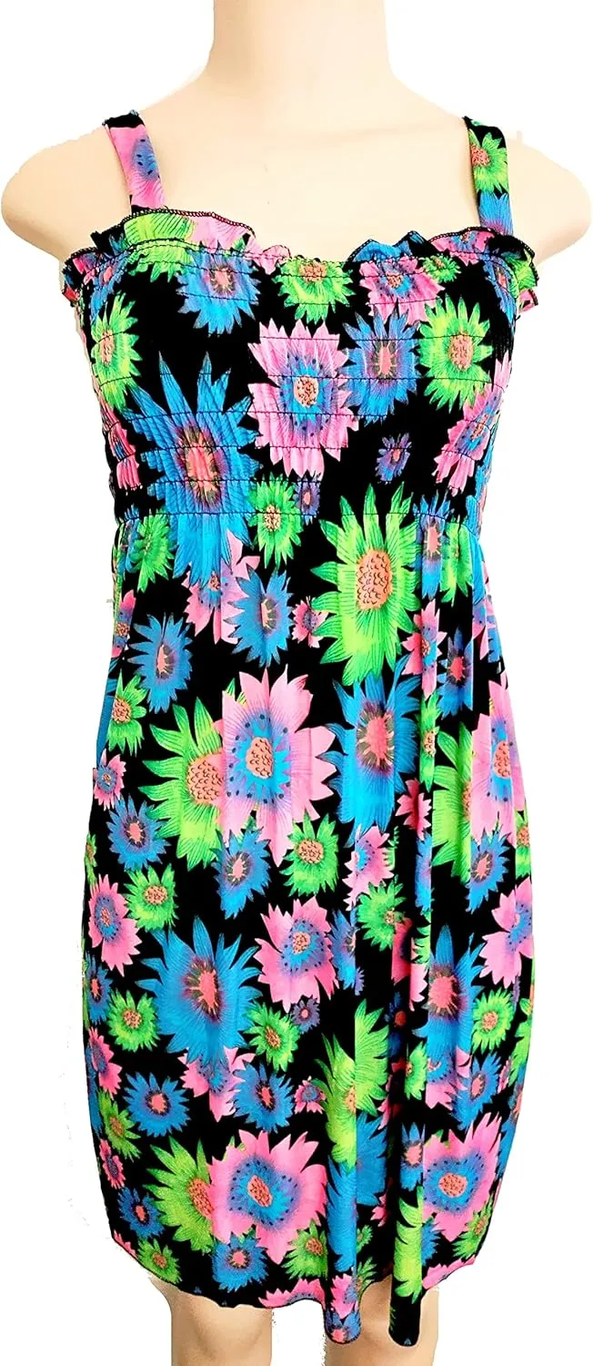 Womens Casual Sundress - Summer Beach Casual Coverup Sun Dress