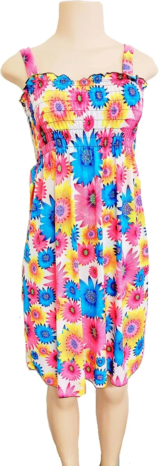 Womens Casual Sundress - Summer Beach Casual Coverup Sun Dress