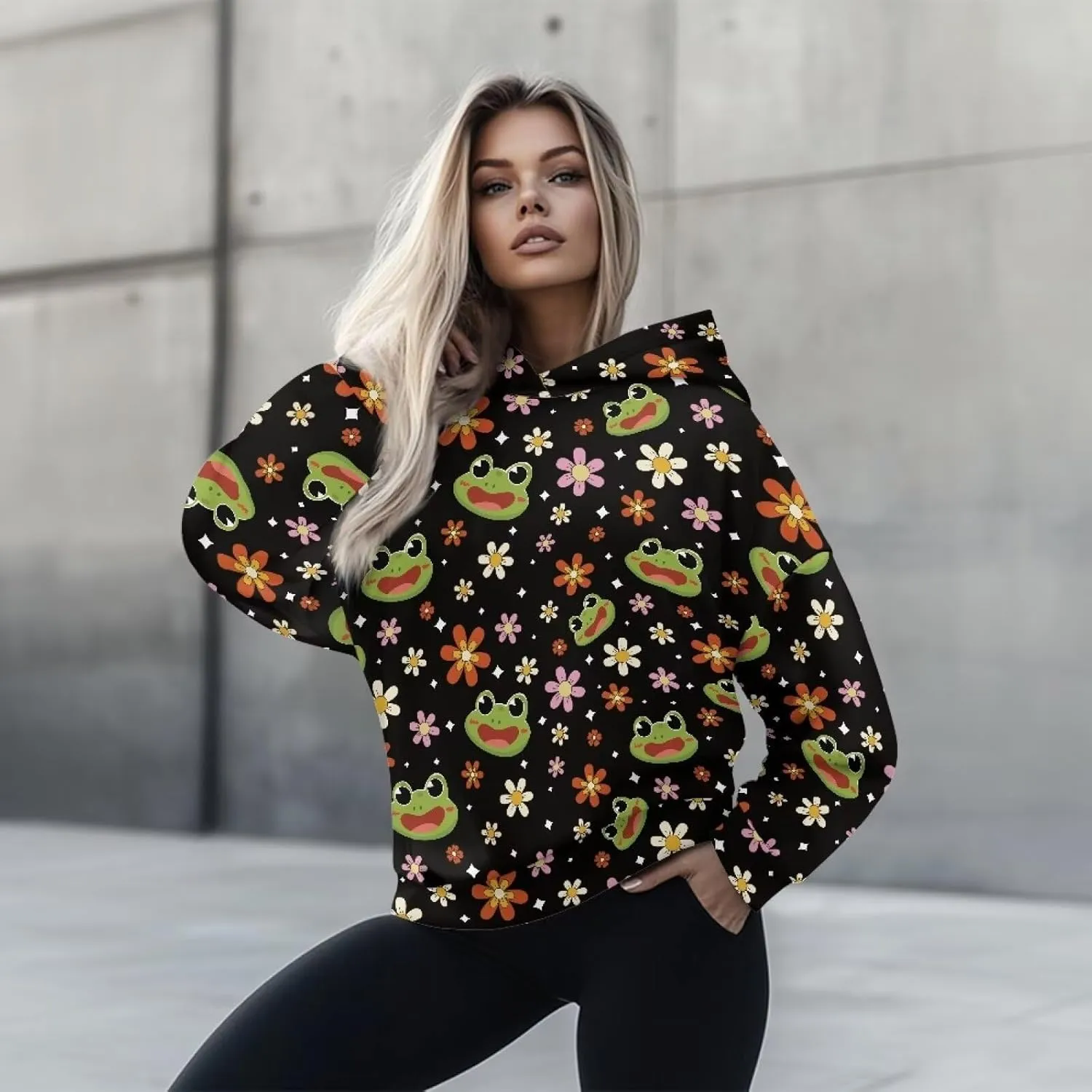 Womens Hoodie Oversized Sweatshirt Causal Long Sleeve Hoodie Fall Clothes Plus Size Sports Loose Pullover Sweaters