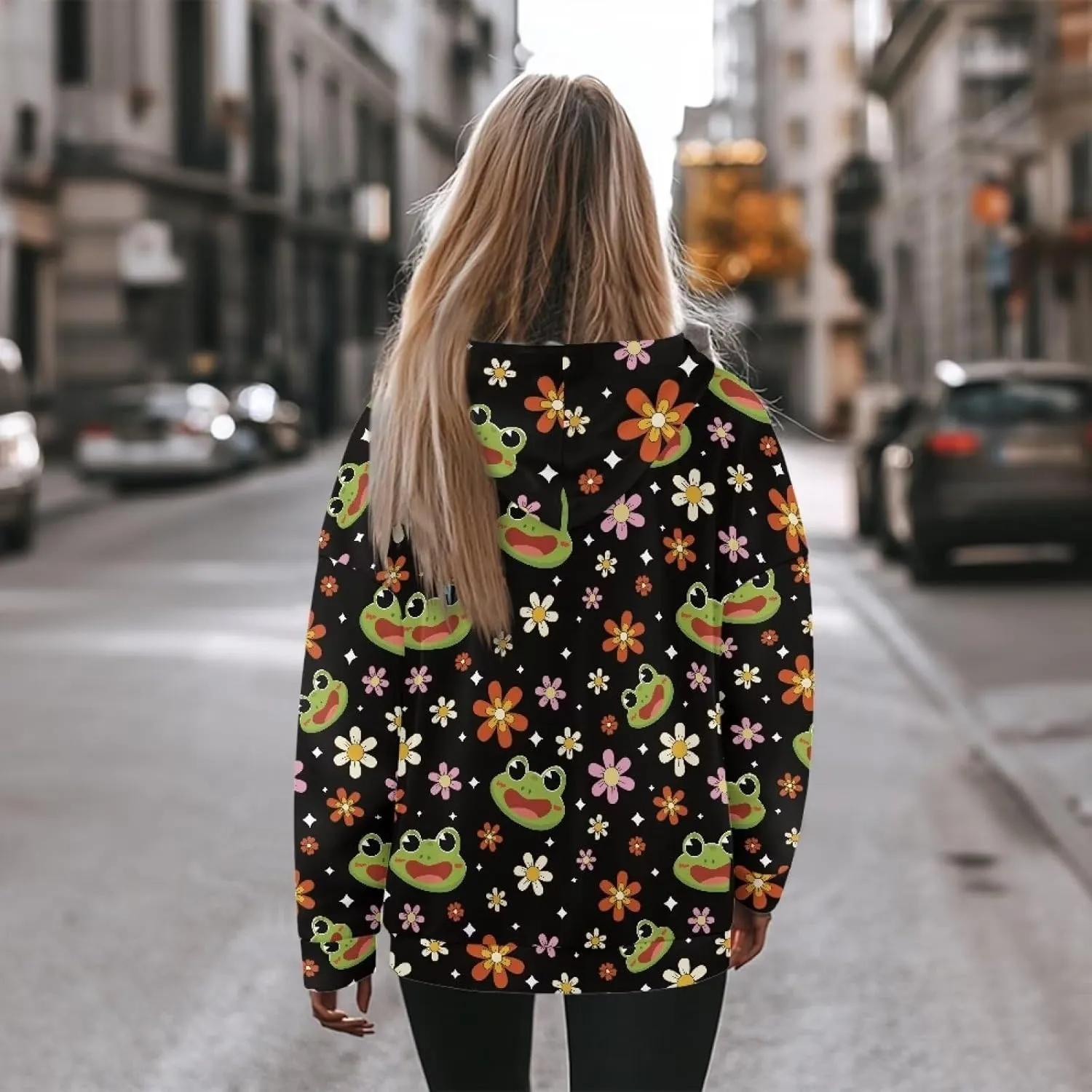 Womens Hoodie Oversized Sweatshirt Causal Long Sleeve Hoodie Fall Clothes Plus Size Sports Loose Pullover Sweaters