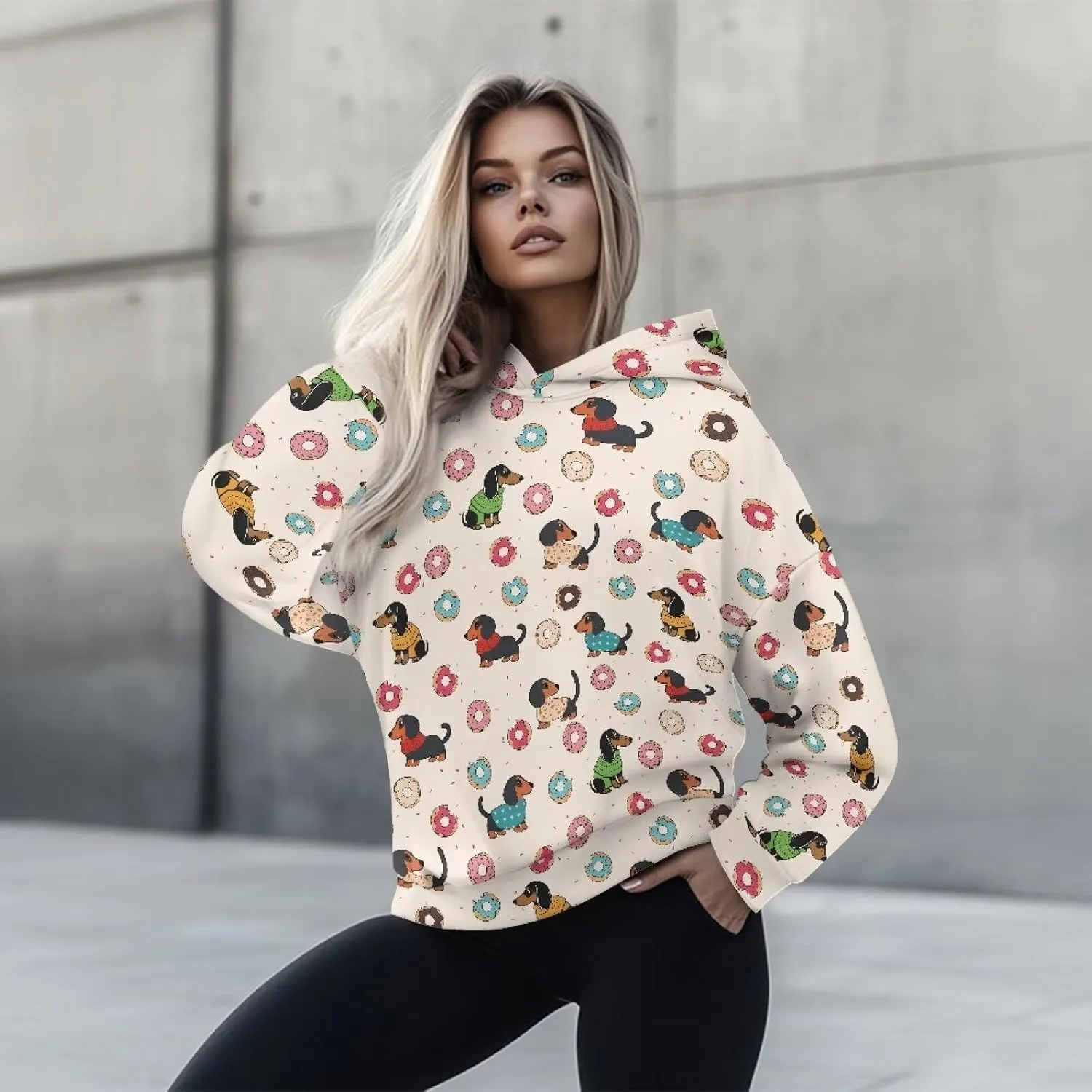 Womens Hoodie Oversized Sweatshirt Causal Long Sleeve Hoodie Fall Clothes Plus Size Sports Loose Pullover Sweaters