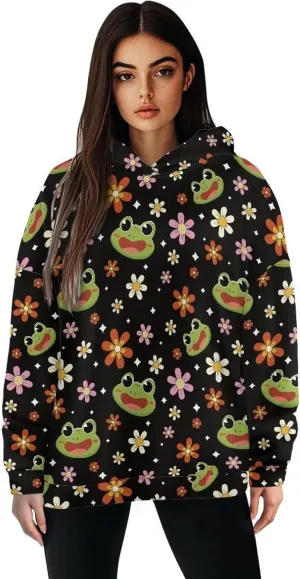Womens Hoodie Oversized Sweatshirt Causal Long Sleeve Hoodie Fall Clothes Plus Size Sports Loose Pullover Sweaters