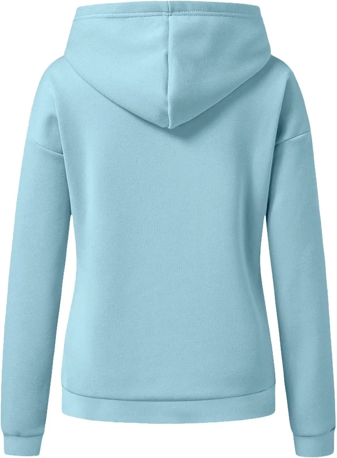 Women's Oversized Hoodies Fall Casual Long Sleeve Drawstring Blouse Tee Trendy Heart Print Solid Outdoor Comfy Pullover Tops