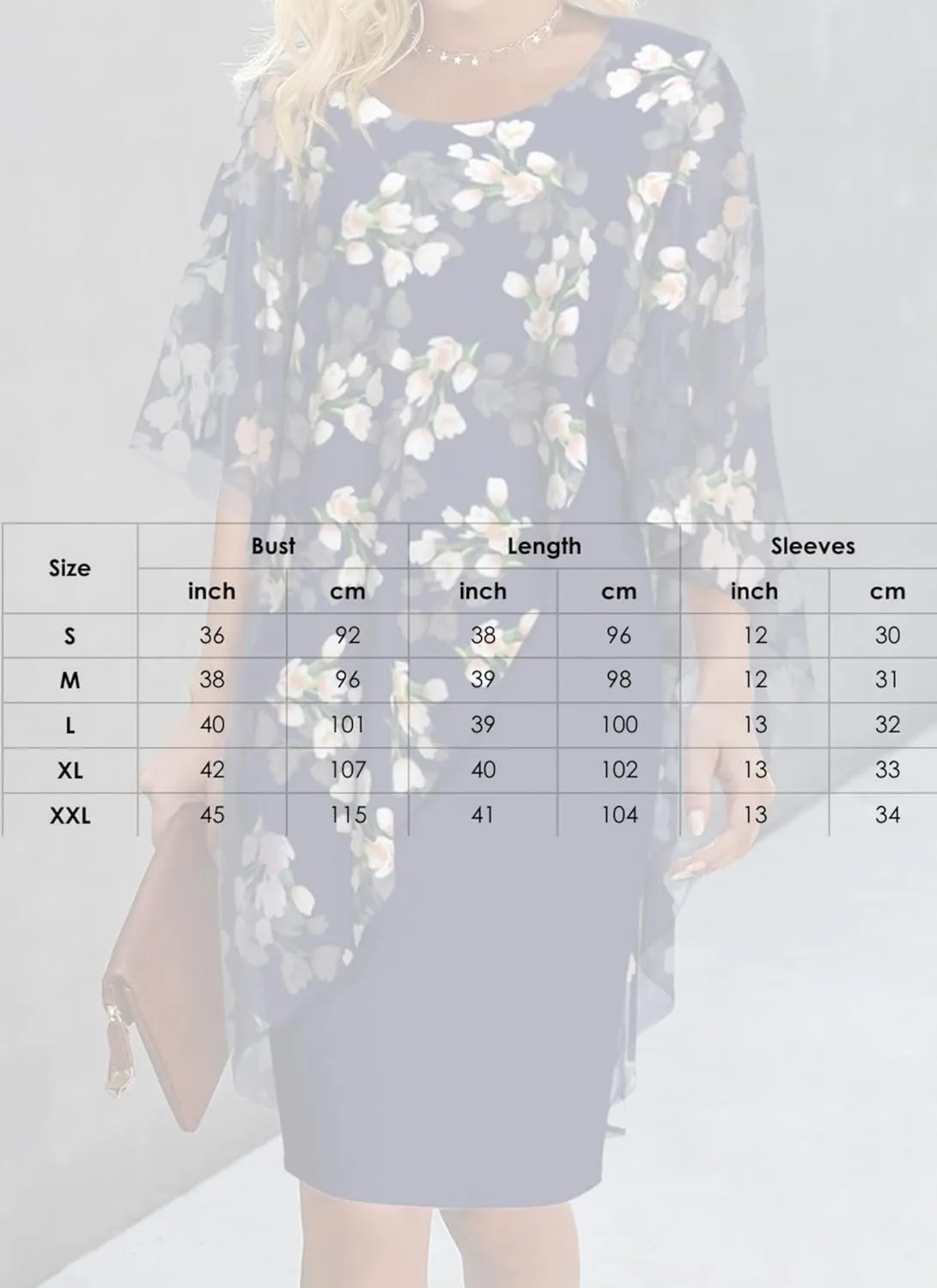 Womens Summer Casual Floral Printed Mini Dresses Round Neck Short Sleeve Fashion Flowy Layered Dress