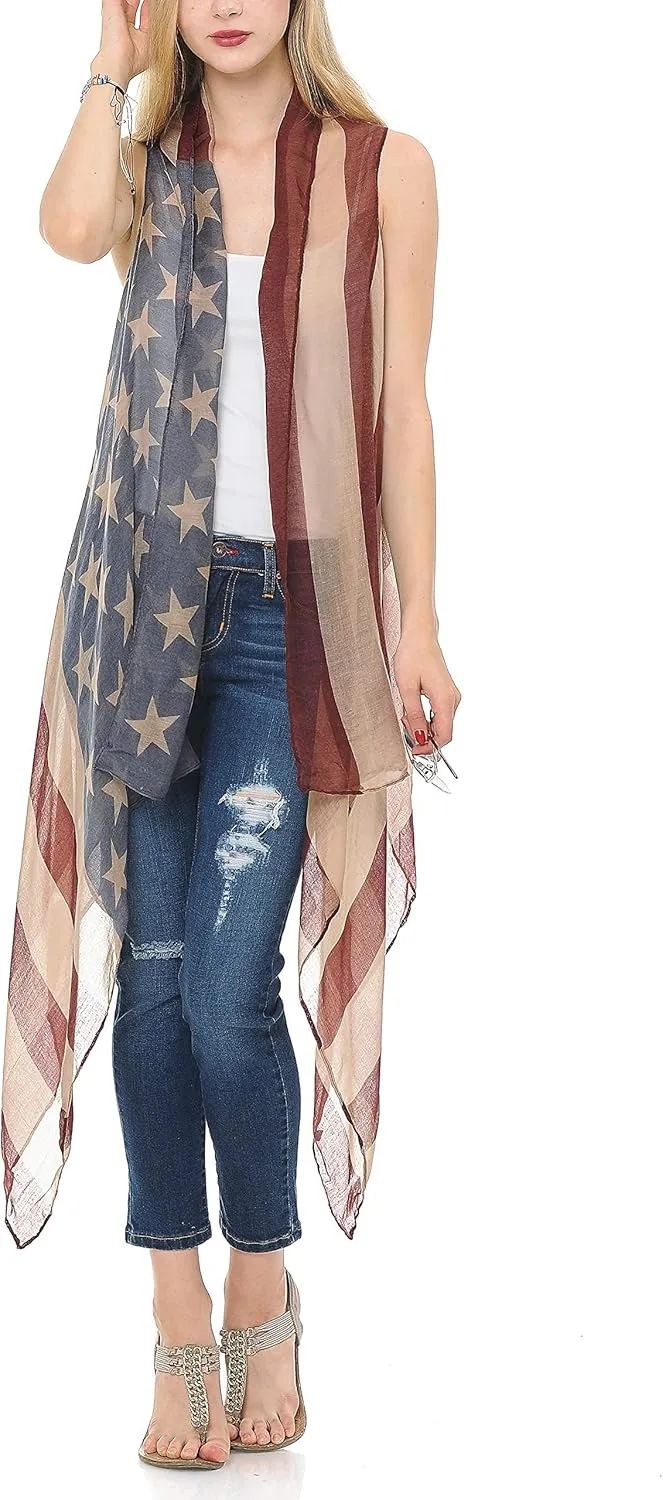 Womens Summer Kimono Vest Long Sheer Sleeveless