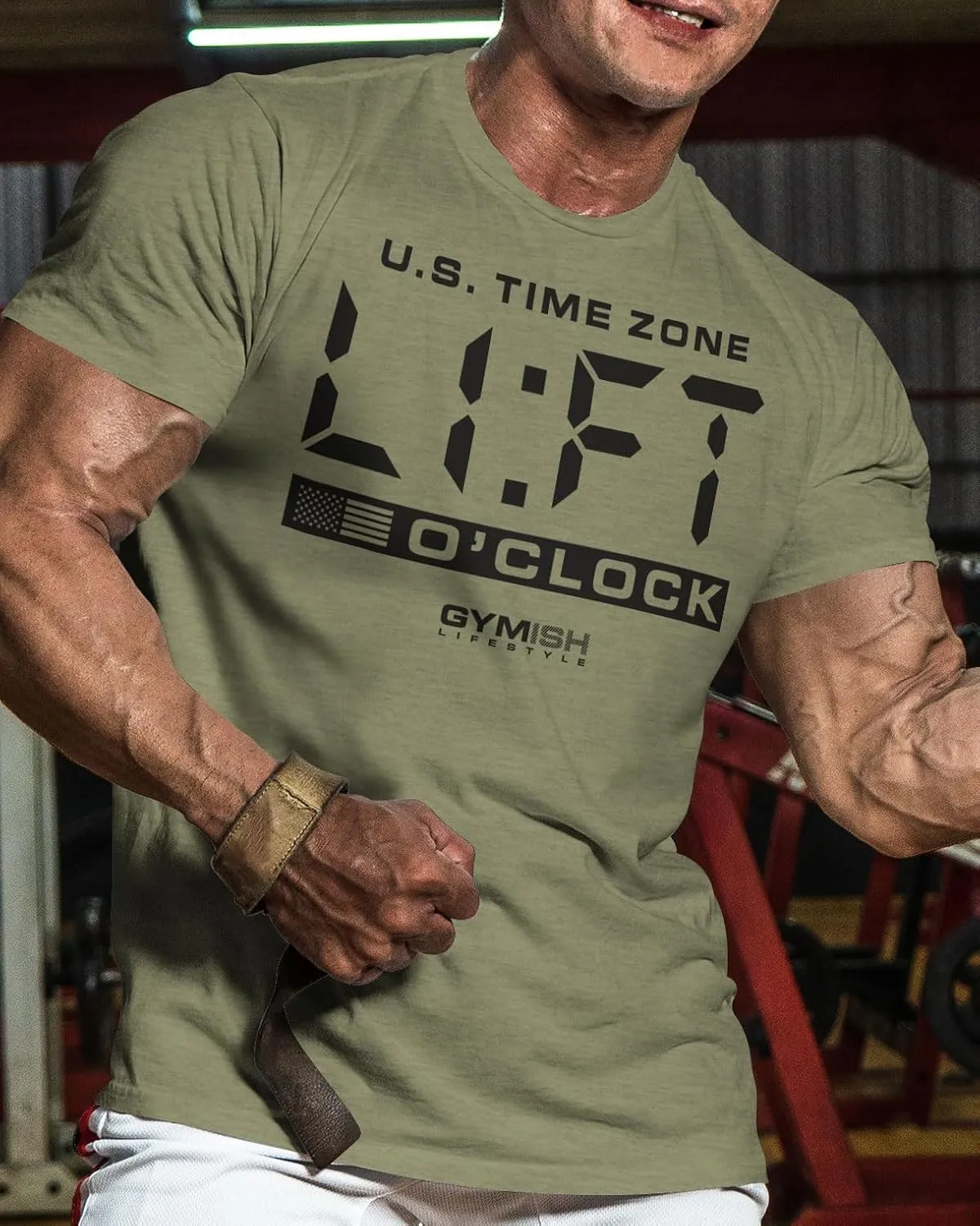 Workout Funny Mens Shirt, Lift-O'Clock, Lifting Gift T-Shirt
