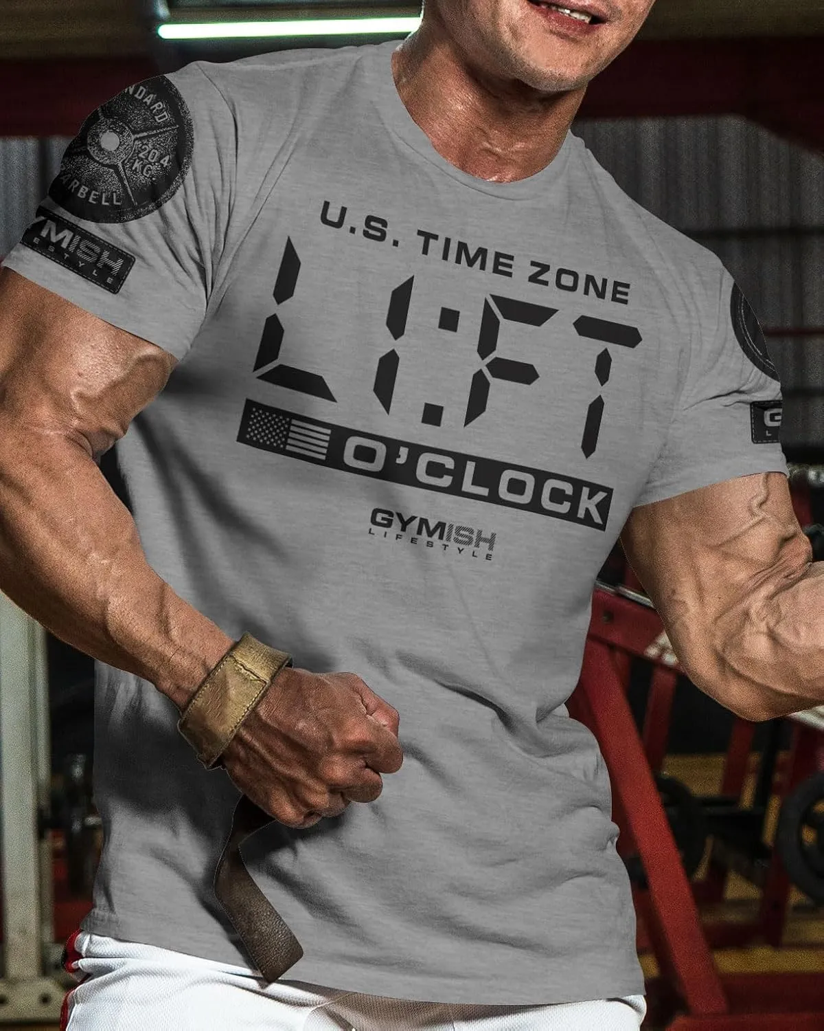Workout Funny Mens Shirt, Lift-O'Clock, Lifting Gift T-Shirt
