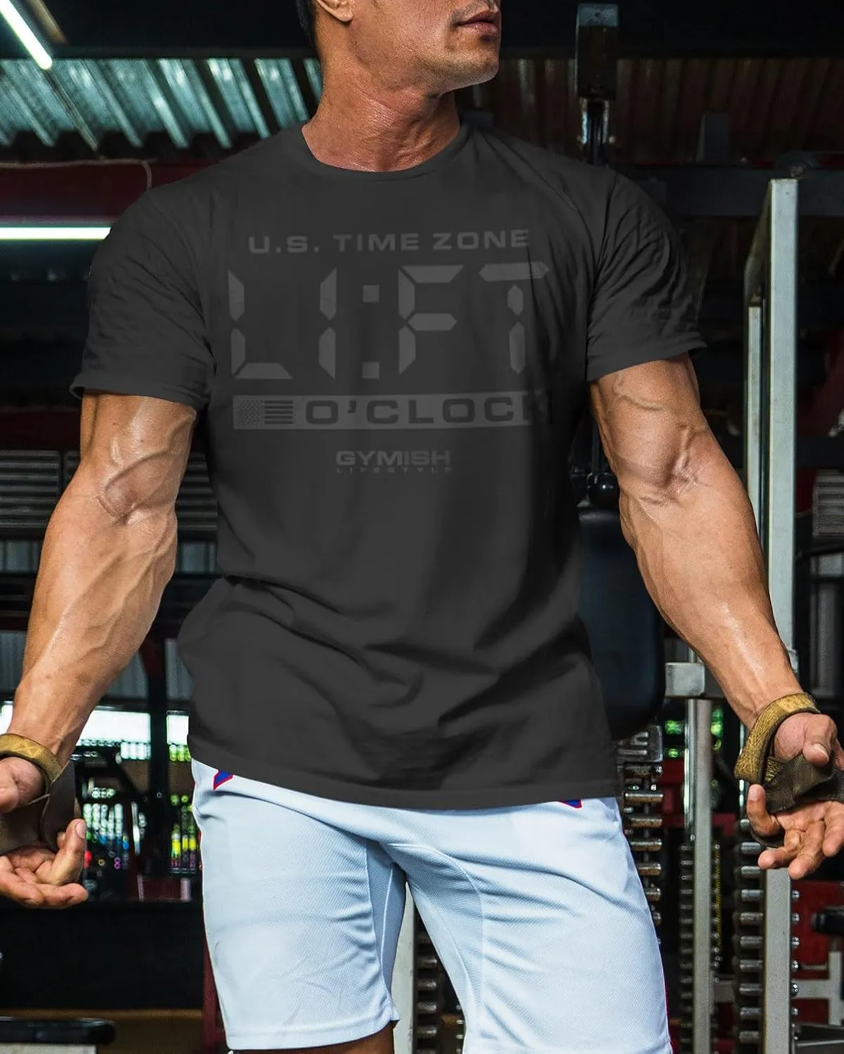 Workout Funny Mens Shirt, Lift-O'Clock, Lifting Gift T-Shirt